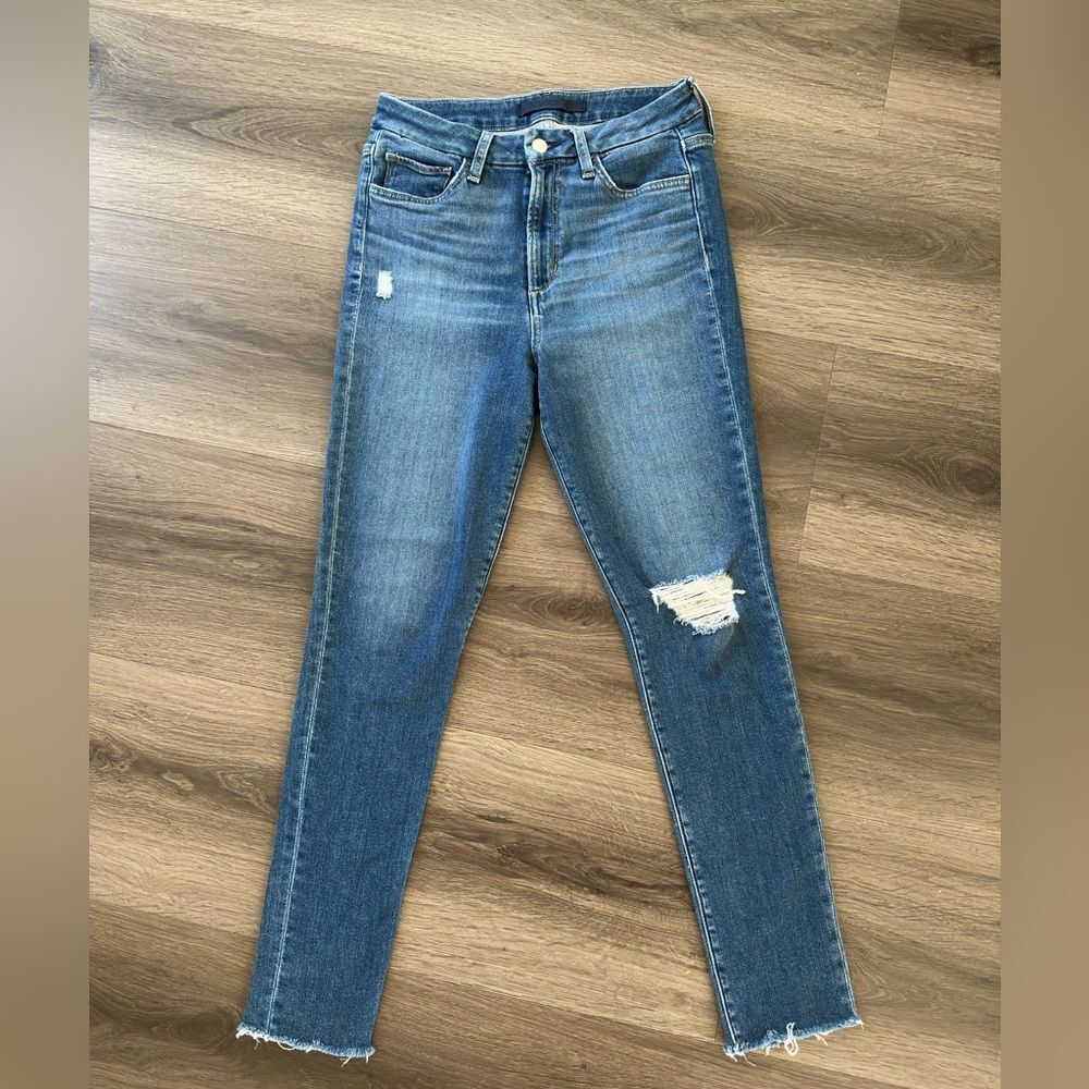 High rise blue skinny jeans joes womens size 27